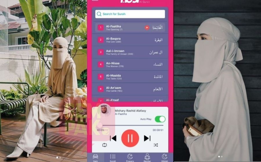 Aplikasi TheNoor pembantu maya gaya hidup islamik hijabi