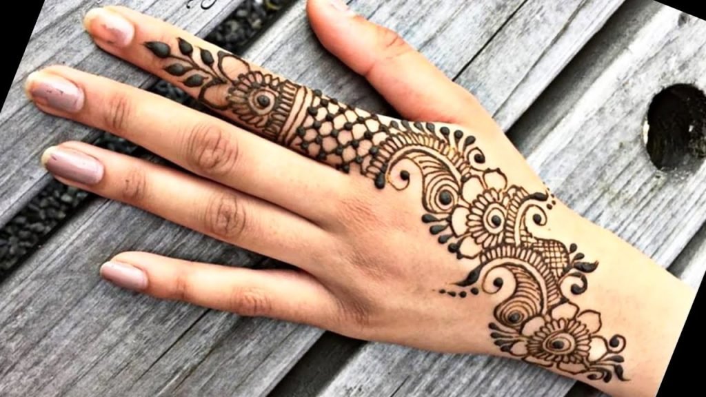 henna tangan simple