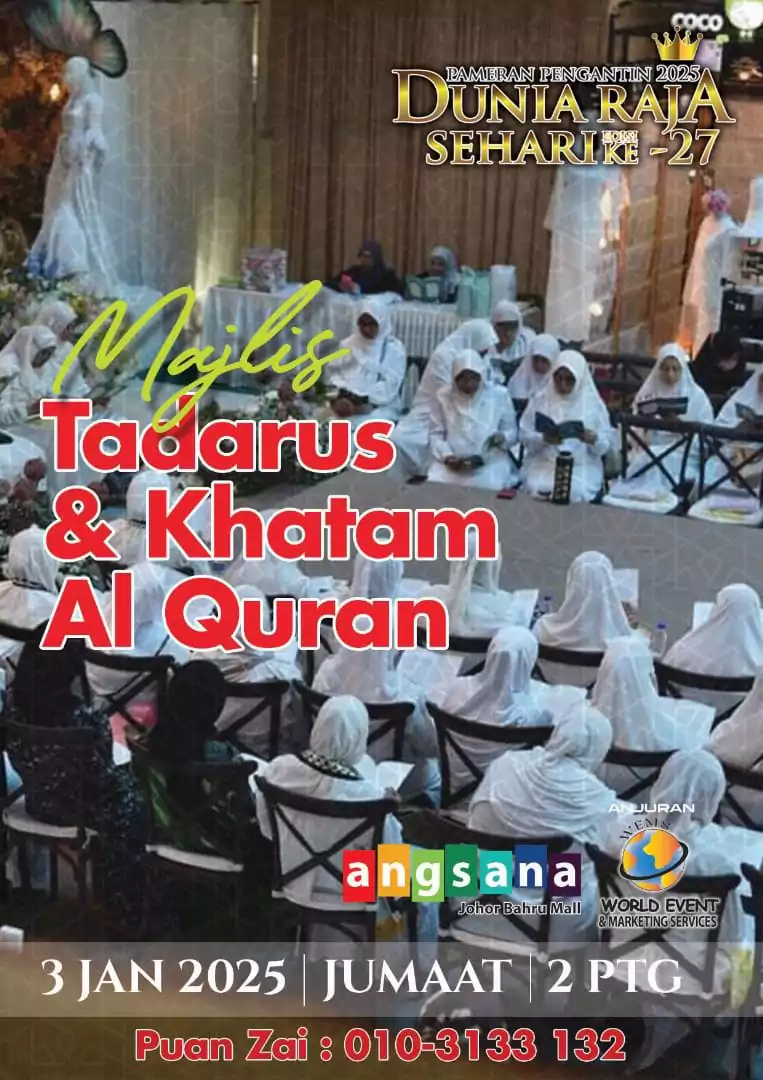 pameran pengantin dunia raja sehari terbesar johor