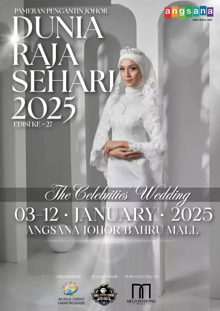pameran pengantin dunia raja sehari terbesar johor